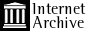 Button linking to the Internet Archive